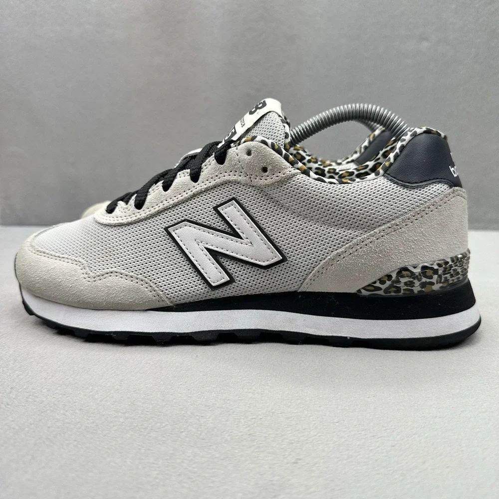 Womens Size 9 (B) New Balance 327 Shoes Grey White Leopard